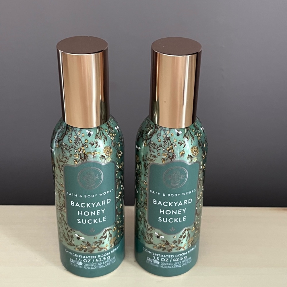 Two White Barn Bath & Body Works Backyard Honeysuckle Concentrated Room Sprays